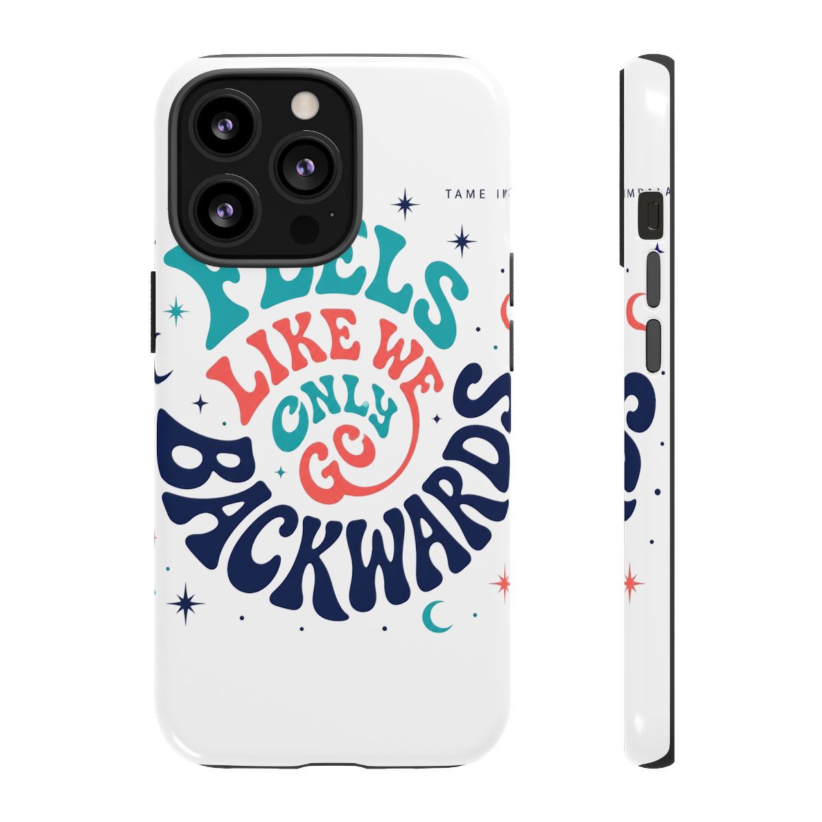 Tame Impala "Feels Like We Only Go Backwards" Phone Case - alternate angle 1, merchandise