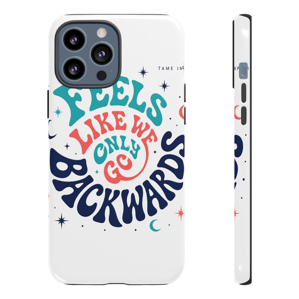 Tame Impala "Feels Like We Only Go Backwards" Phone Case - alternate angle 2, merchandise