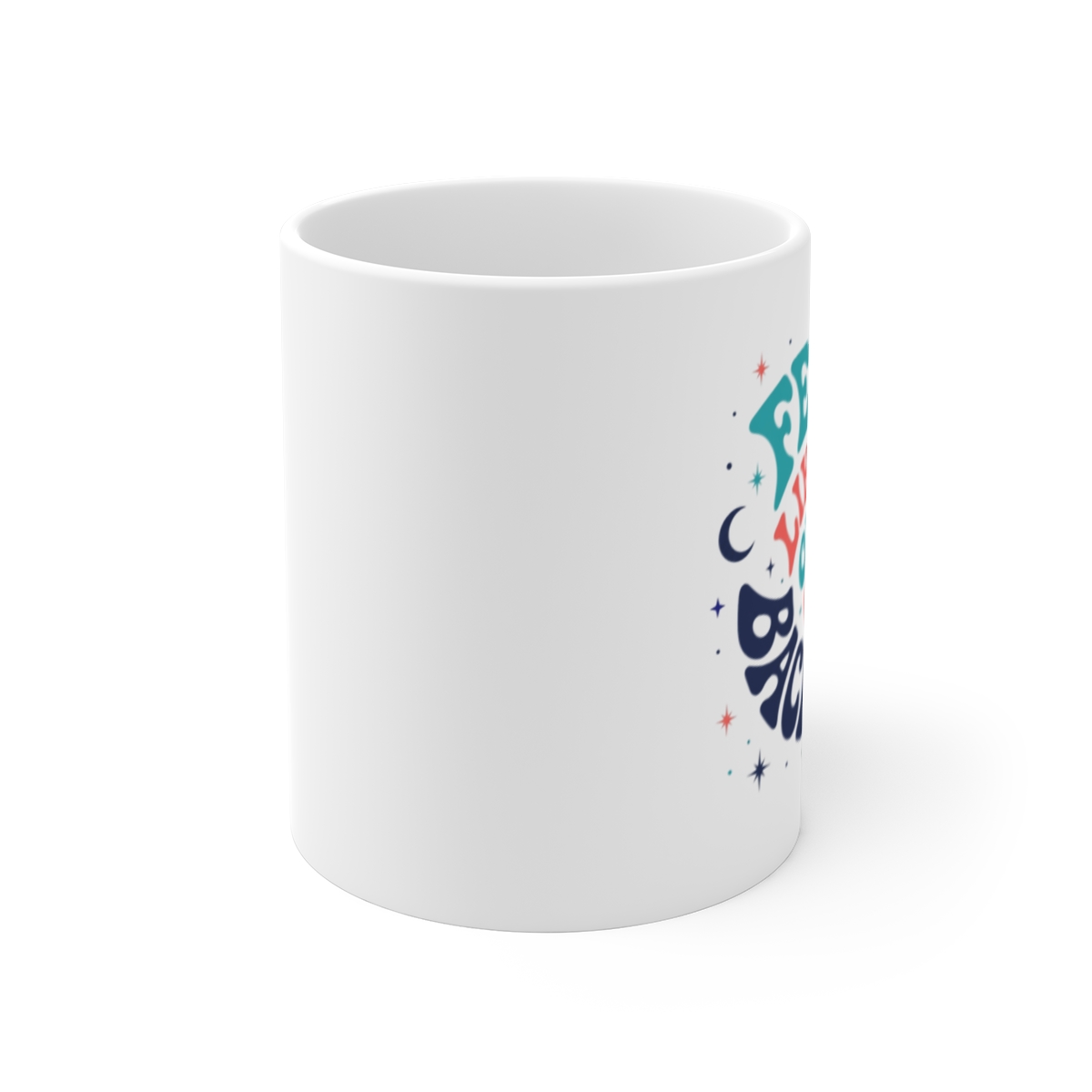 Tame Impala "Feels Like We Only Go Backwards" White Mug - alternate angle 1, merchandise