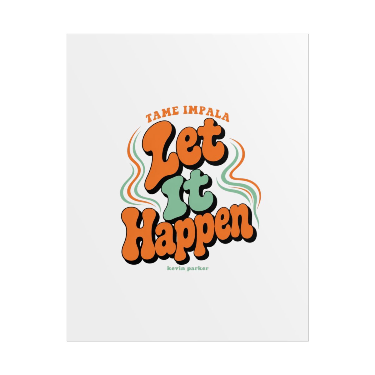 Tame Impala "Let It Happen" Poster - alternate angle 1, merchandise