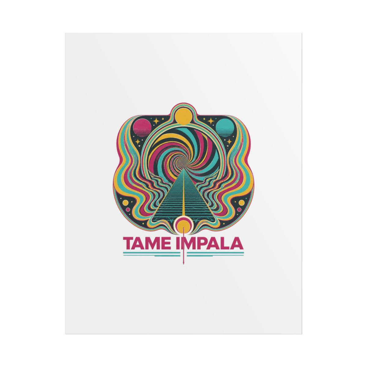 Tame Impala "Currents" Poster - alternate angle 1, merchandise