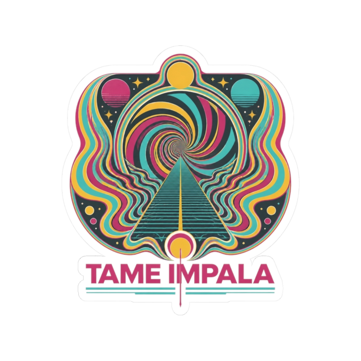 Tame Impala "Currents" Sticker - Official Stickers merchandise