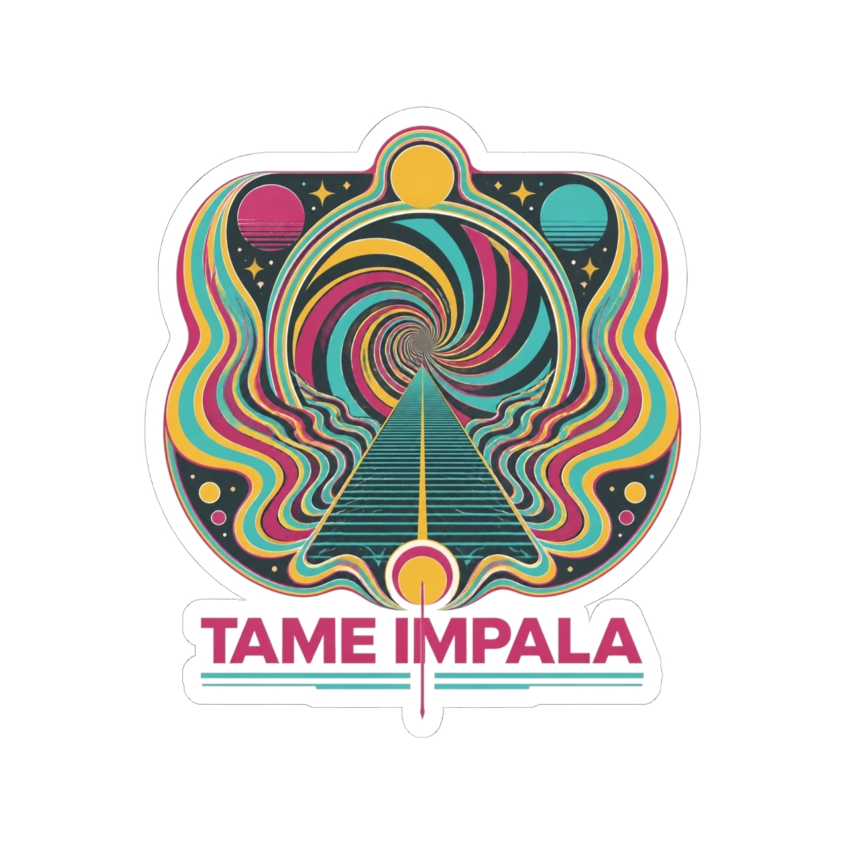 Tame Impala "Currents" Sticker - Official Stickers merchandise