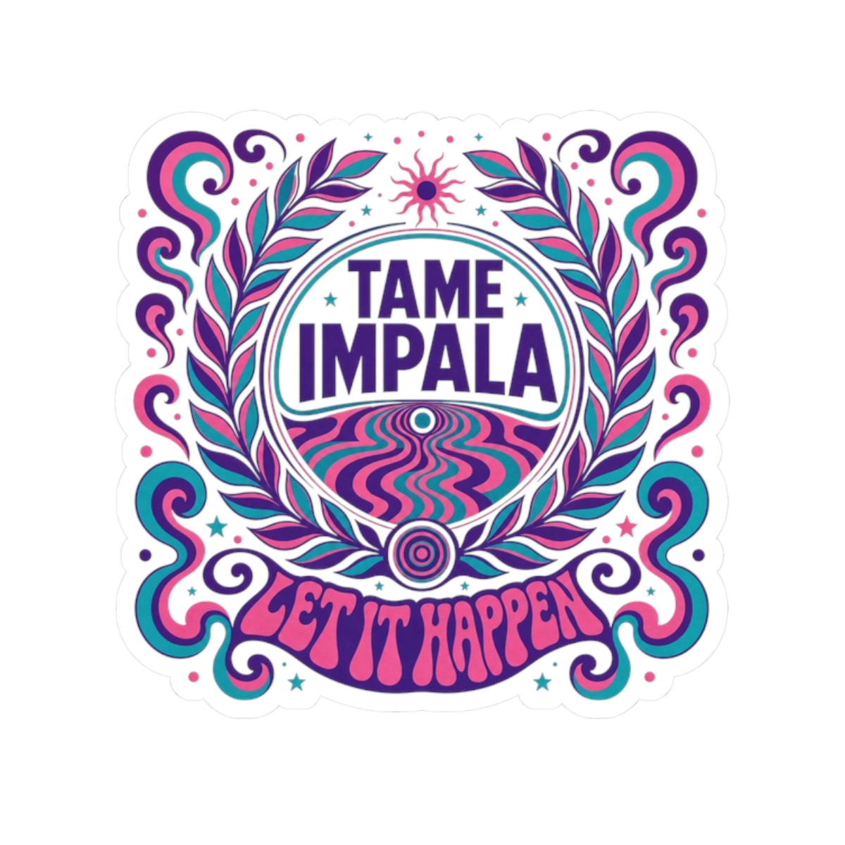 Tame Impala "Let It Happen" Sticker - Official Stickers merchandise
