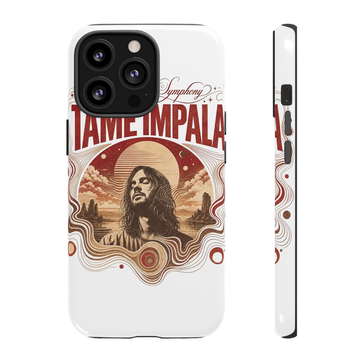 Tame Impala "Psychedelic Symphony" Phone Case - alternate angle 1, merchandise