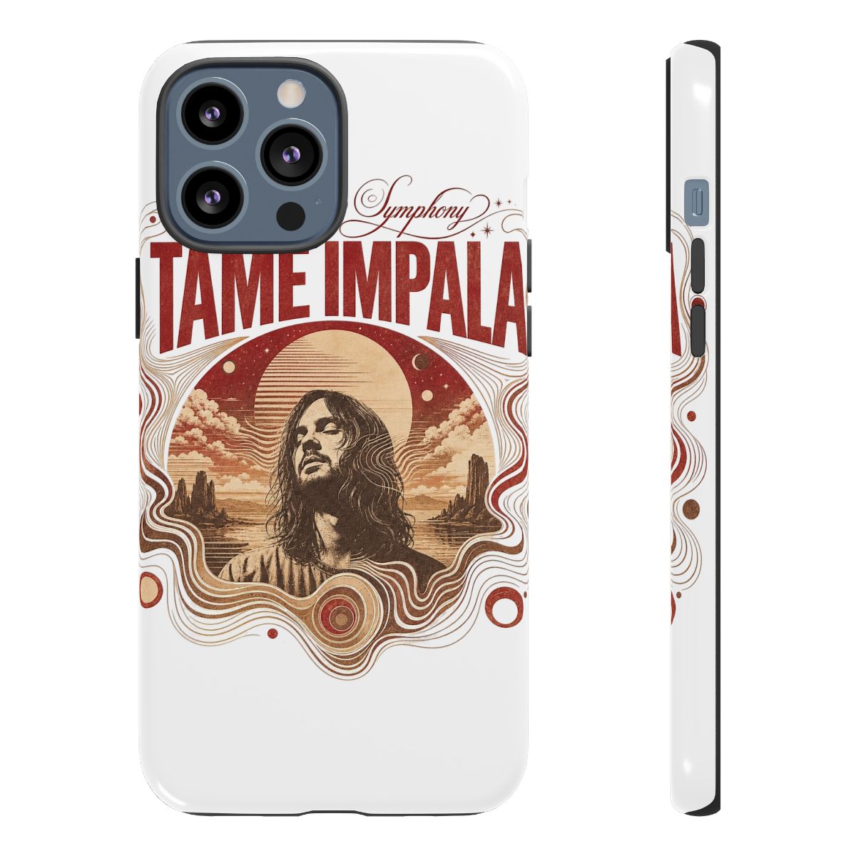 Tame Impala "Psychedelic Symphony" Phone Case - alternate angle 2, merchandise