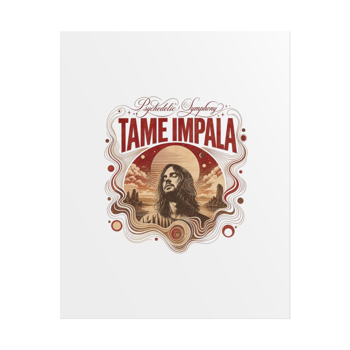 Tame Impala "Psychedelic Symphony" Poster - Official Posters & Wall Art merchandise