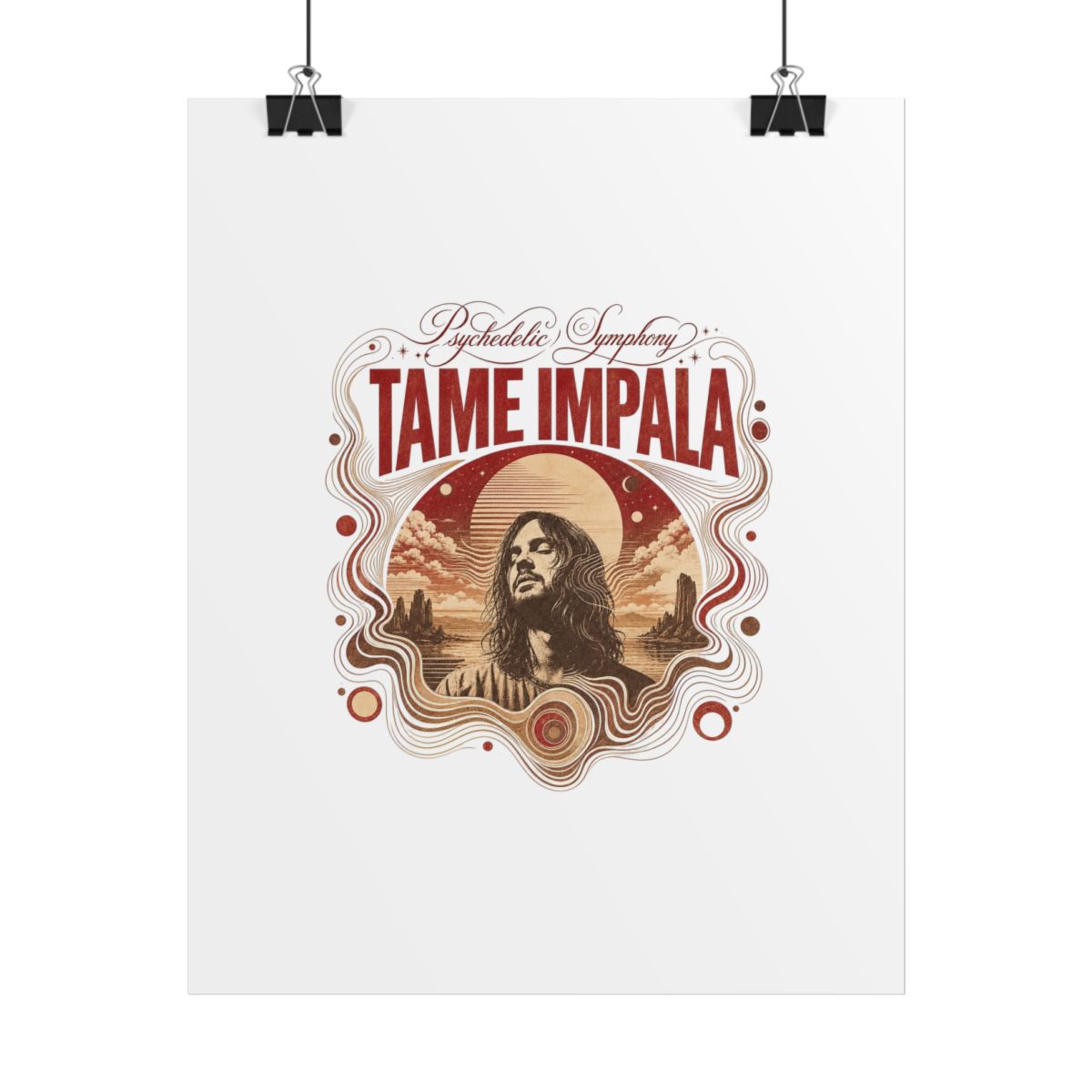 Tame Impala "Psychedelic Symphony" Poster