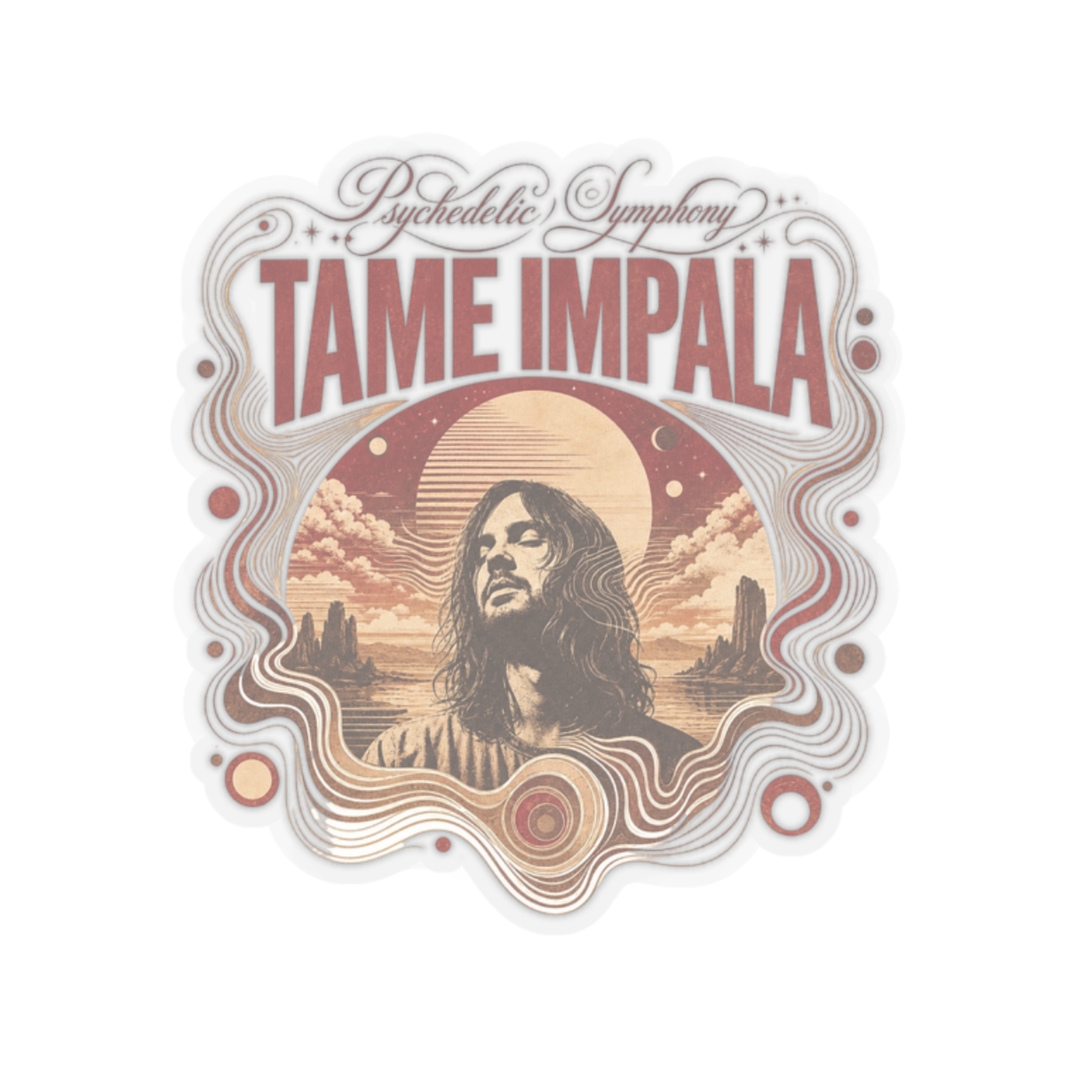 Tame Impala "Psychedelic Symphony" Sticker