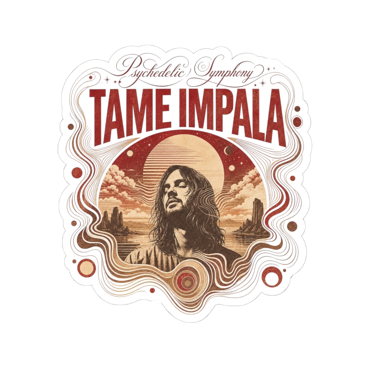 Tame Impala "Psychedelic Symphony" Sticker