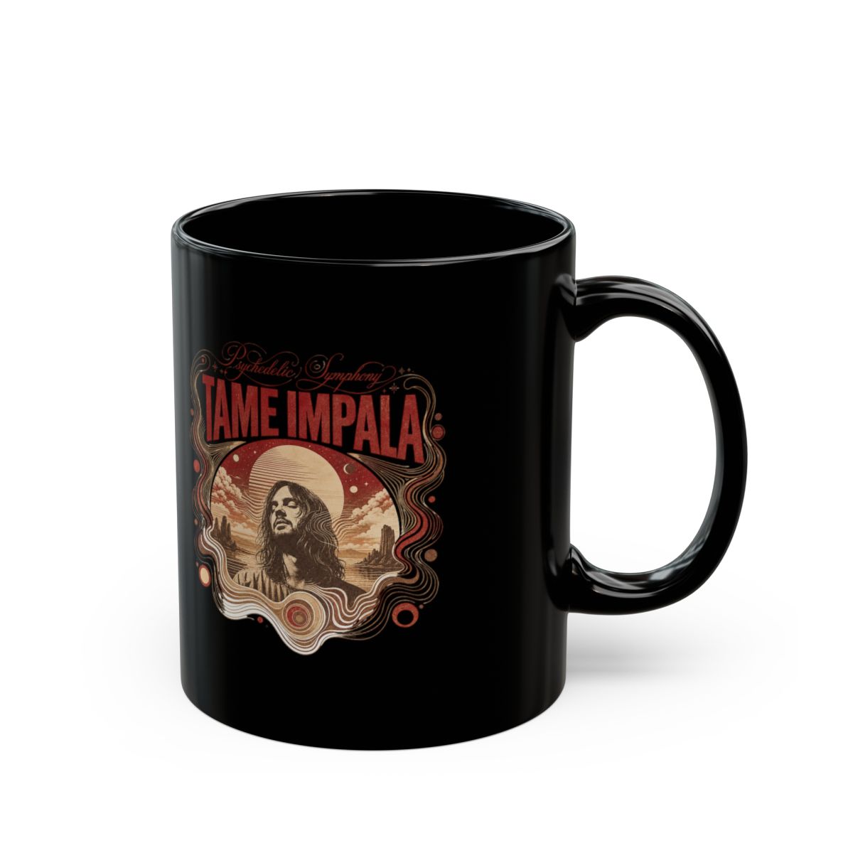 Tame Impala "Psychedelic Symphony" Black Mug