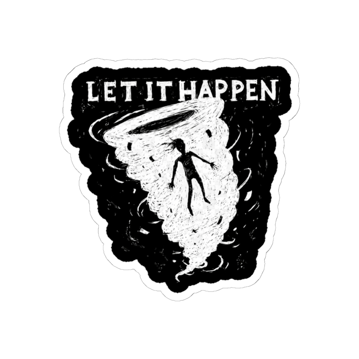 Let it Happen - Illustrated Lyrics Sticker | Tame Impala