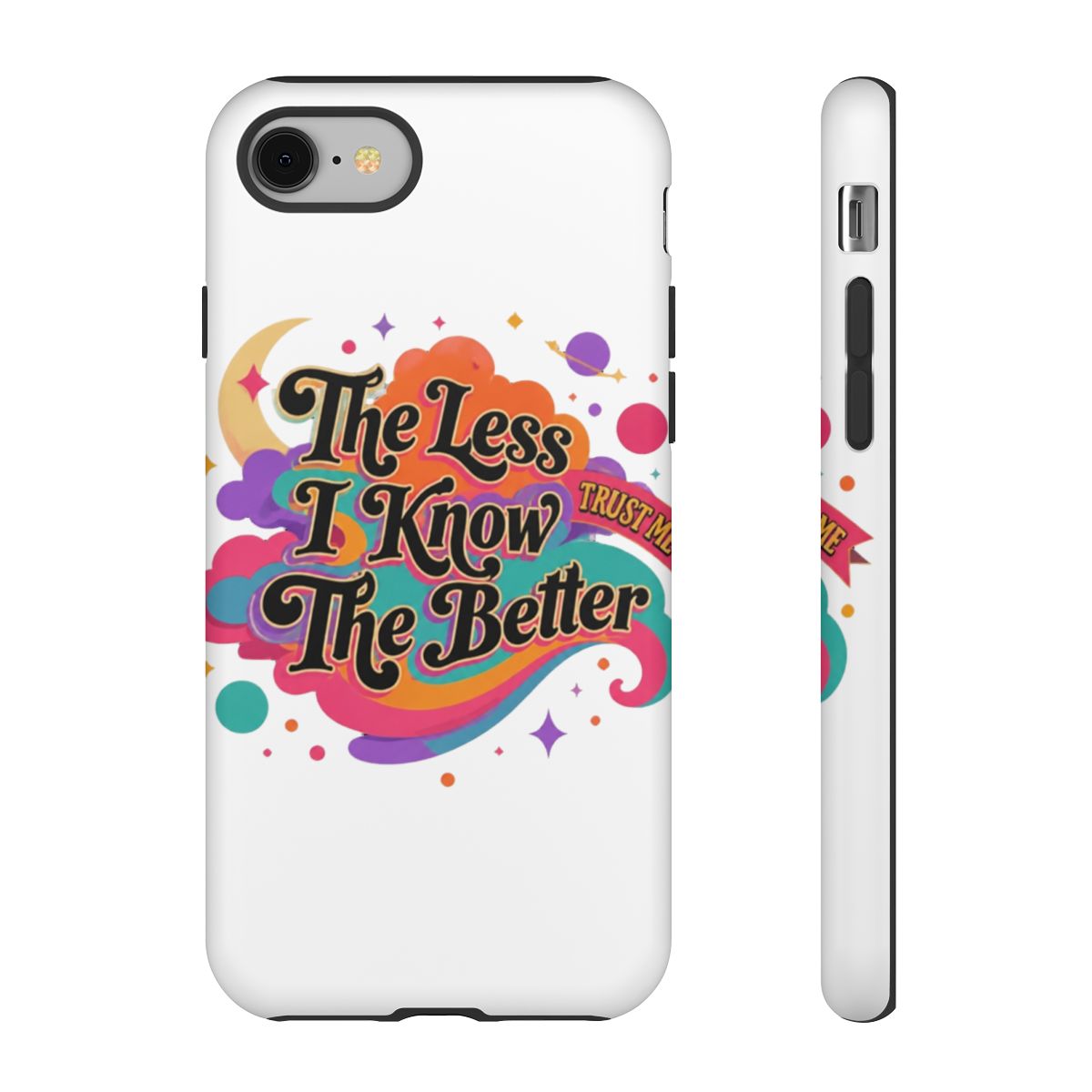 The Less I Know The Better Retro Graphic By Tame Impala Phone Case - alternate angle 1, merchandise