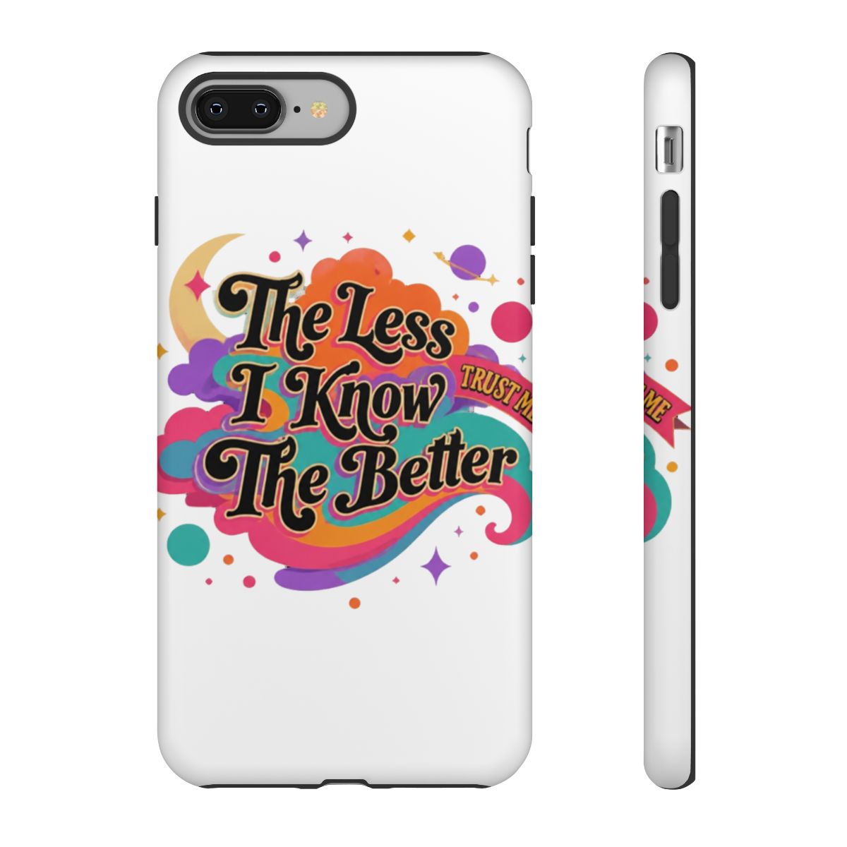 The Less I Know The Better Retro Graphic By Tame Impala Phone Case - alternate angle 3, merchandise
