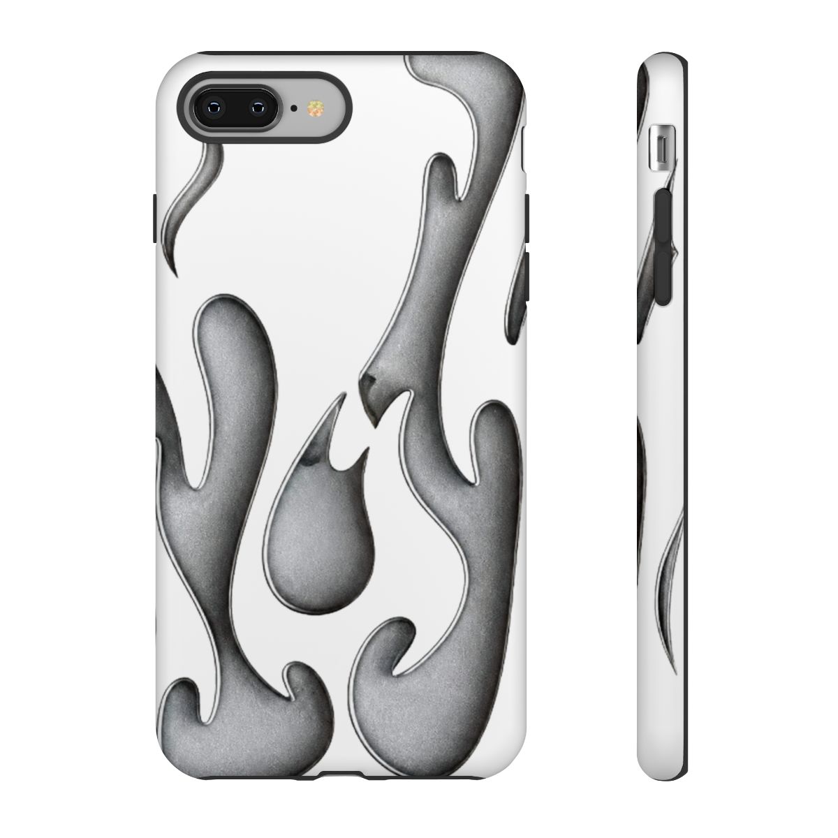 Heat Dissipation for iPhone Case, Solid Color Hollow Flame Matte Soft Phone Case (Silver,for iPhone 13) | Tame Impala - alternate angle 3, merchandise
