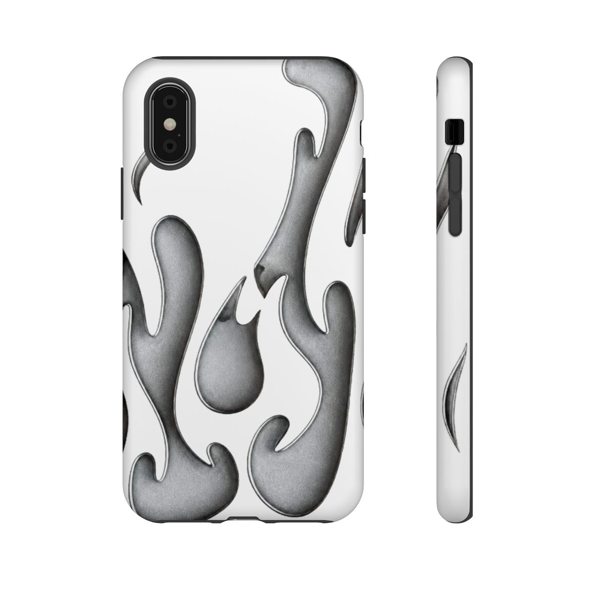 Heat Dissipation for iPhone Case, Solid Color Hollow Flame Matte Soft Phone Case (Silver,for iPhone 13) | Tame Impala - alternate angle 5, merchandise