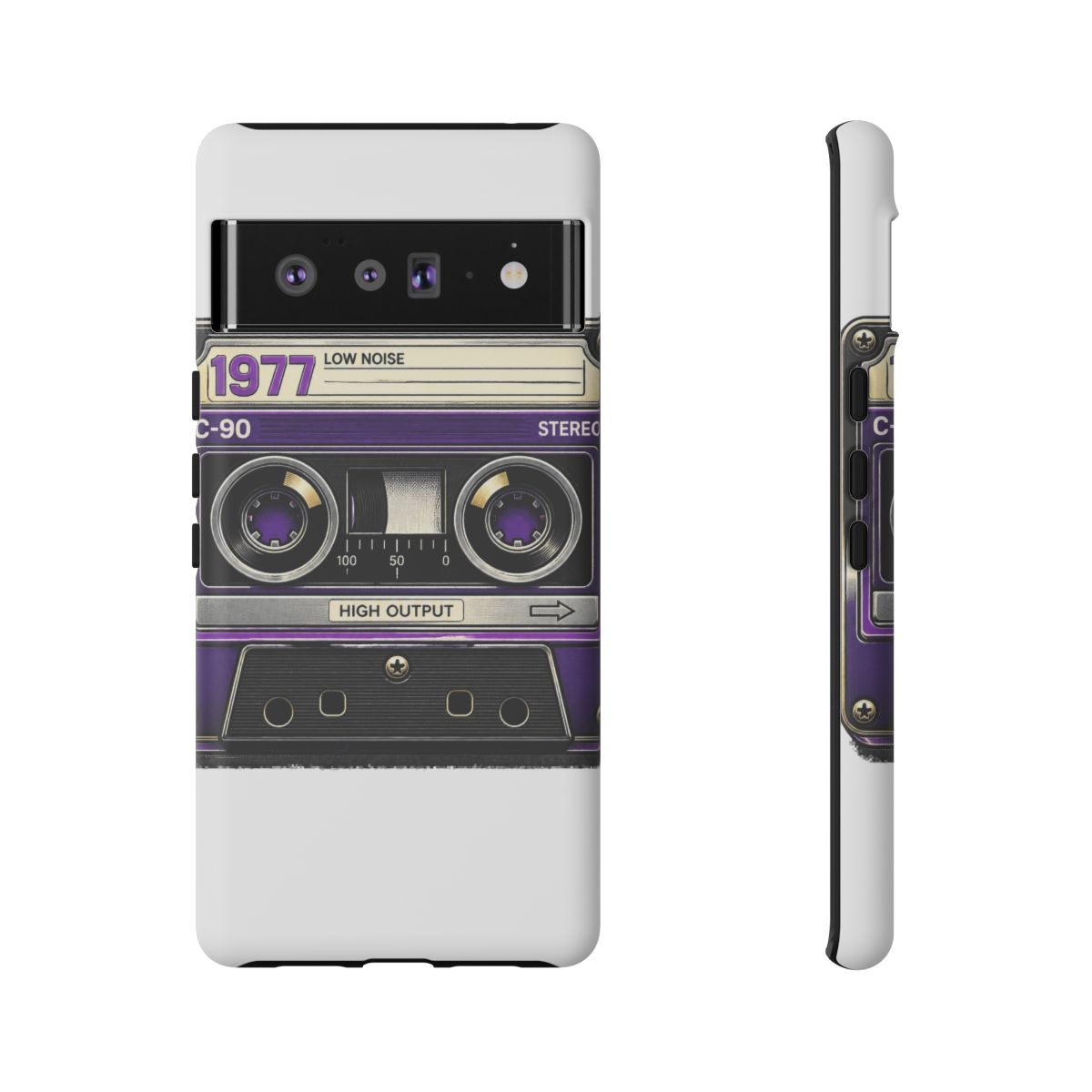 1977 Tape Cassette Phone Case Mobile Phone Cover Shockproof Cell Phone Cover Case Compatible with iPhone 14/Plus/Pro/Pro Max Black | Tame Impala - Official Phone Cases merchandise