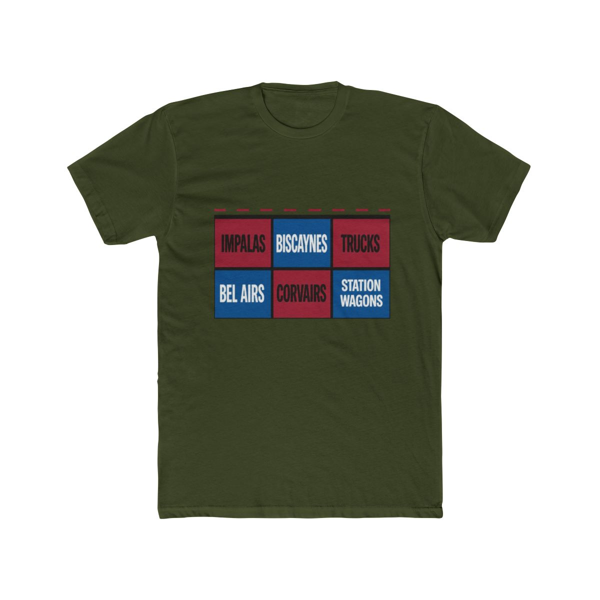 General Motors Impalas Biscaynes Bel Airs Corvairs T Shirt | Tame Impala - alternate angle 4, merchandise